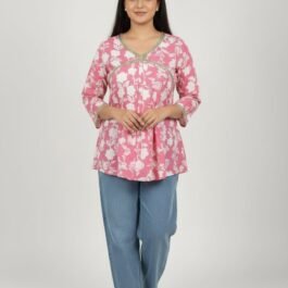floral printed ethnic kurti top