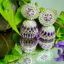 Aura Crystal Dangler Jhumkas