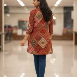 Bohemian Mosaic Long Sleeve Kurti/Tunic