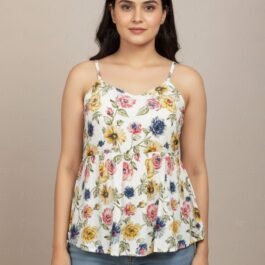 Summer Casual Strappy Flowy Floral Camisole