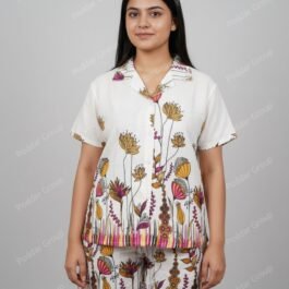 Summer Collared Shirt and Shorts Co-ord Set