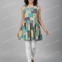Tie-Shoulder Strappy Summer Flowy kurti